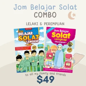 BUKU JOM BELAJAR SOLAT - COMBO